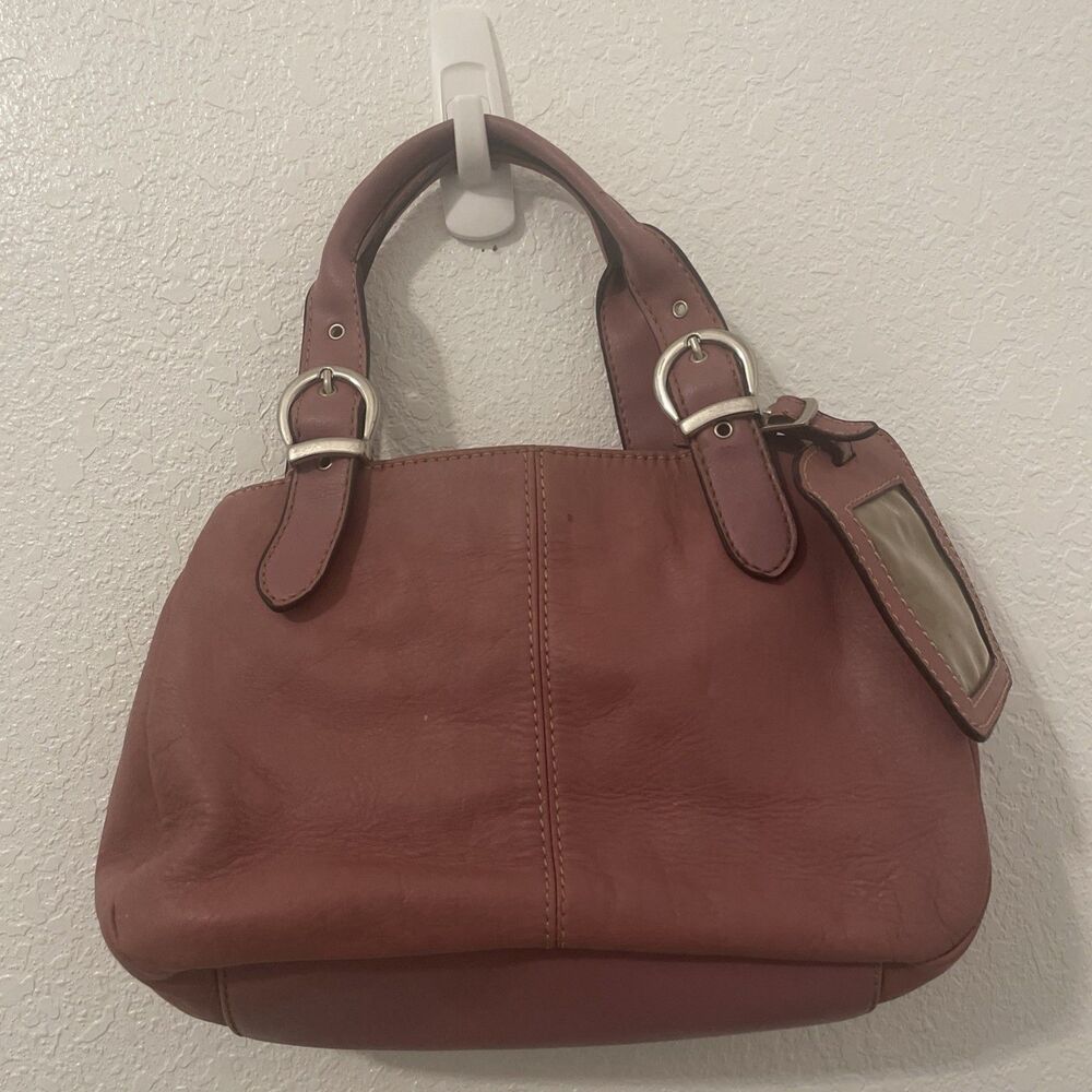 Saint John's Bay Leather Small Satchel Shoulder Purse